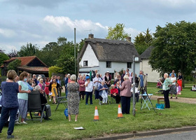 Elsie Widdowson blue plaque ceremony